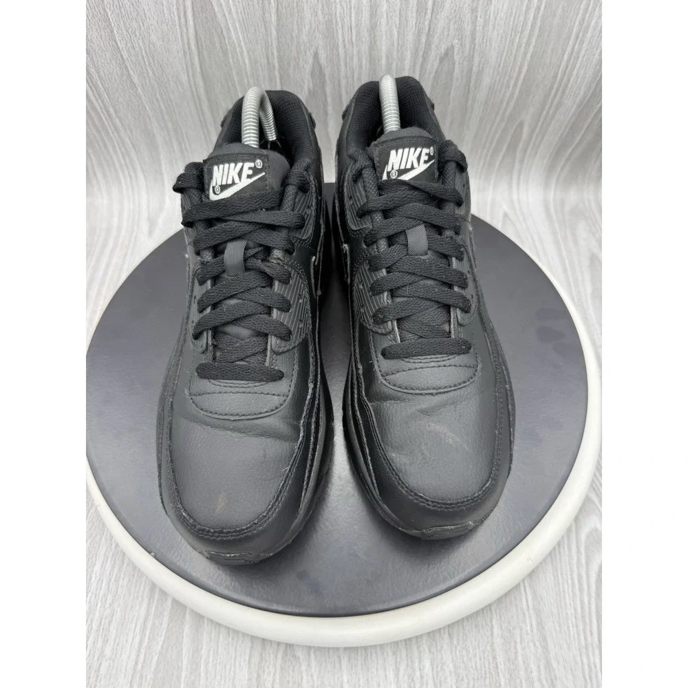 Nike GS Air Max 90 Ltr Youth Size 7Y Womens 8.5 Black Sneakers Shoes CD6864-001